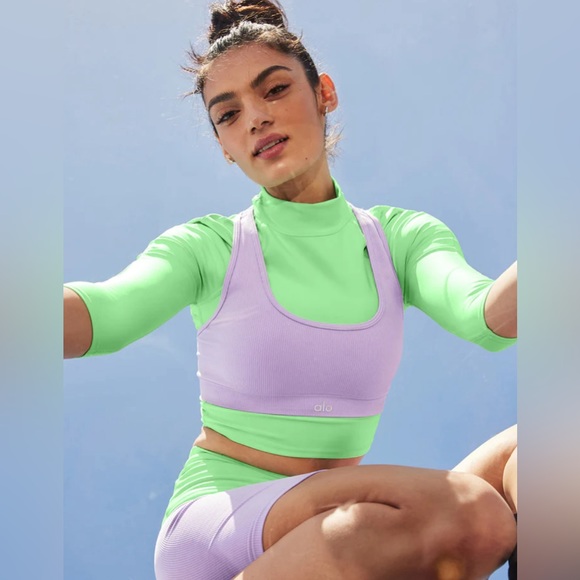 Alo Airlift Archer Fitted Long Sleeve Size Large NWOT - Picture 9 of 9